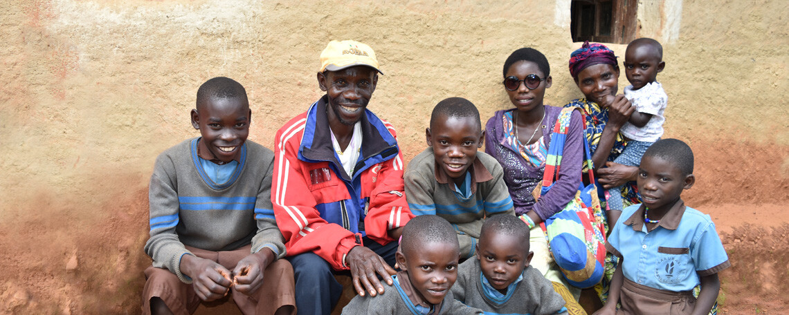 Antoine, Sauvatile and 8 of their children