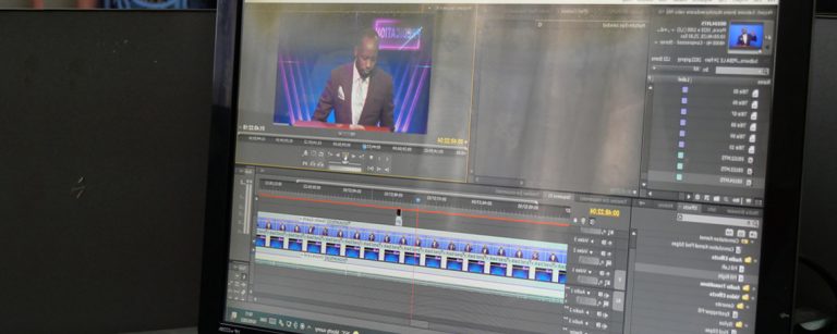 video editing at HTV