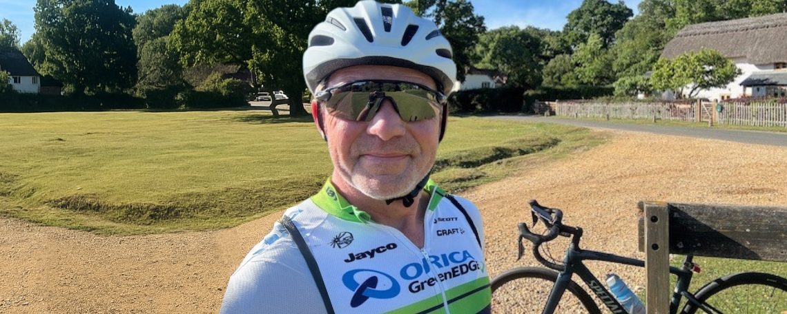 Andy Hunt on Training ride