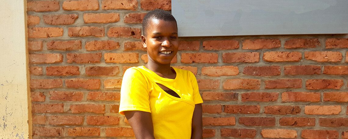 Eliane, now filled with joy and hope!