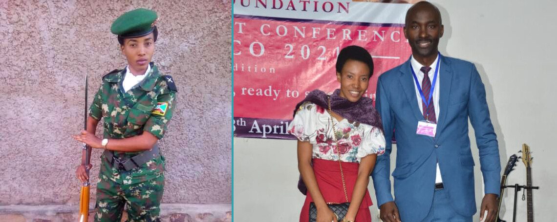 Didacciene's life has been transformed by CAPAMI. Before and after
